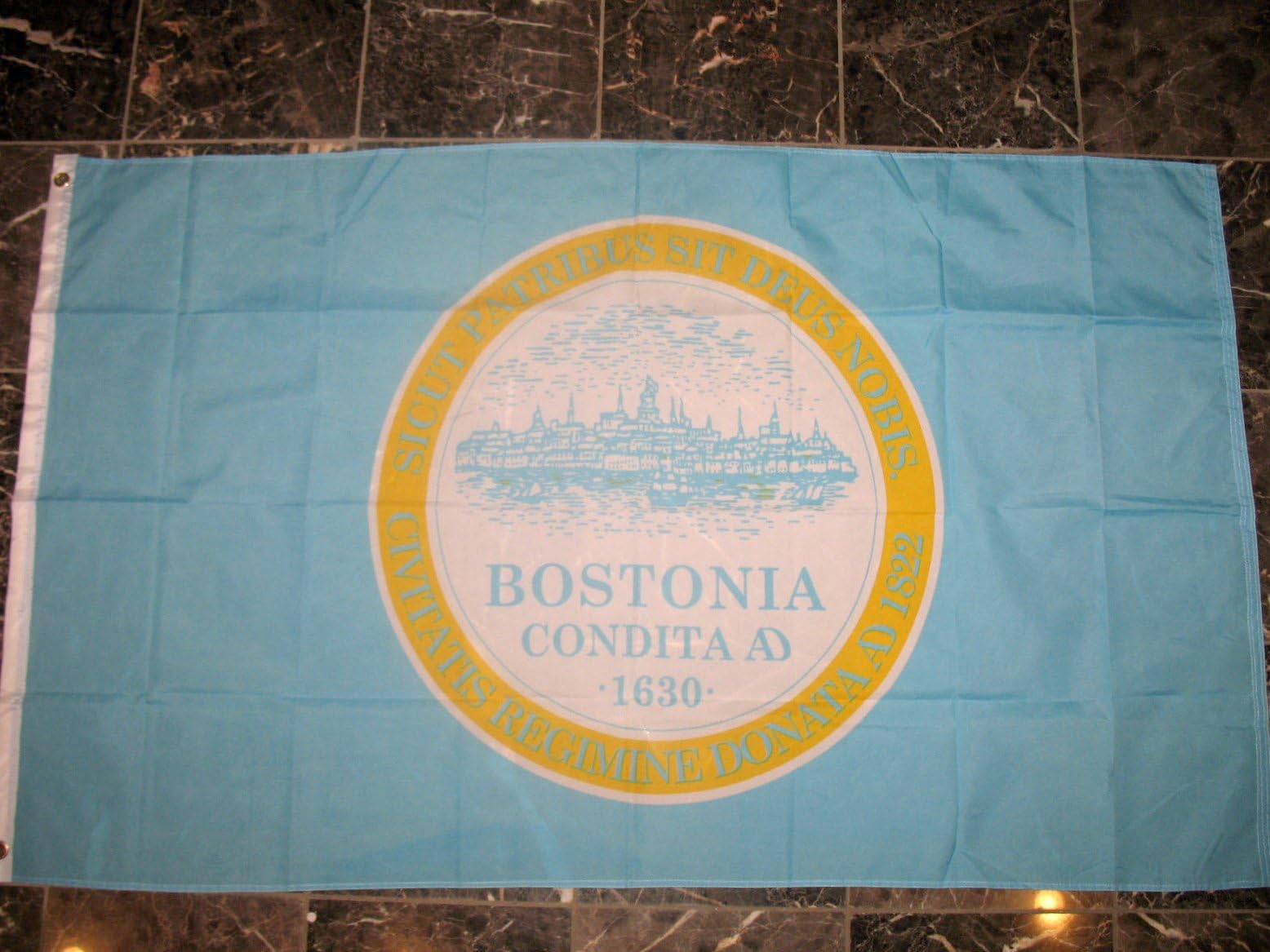 Amazon Com Boston City Flag 3 X5 Massachusetts Banner Other Products Garden Outdoor