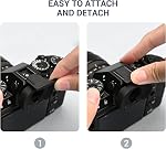 JJC Poignée d'appui en métal pour Fujifilm Fuji X-T5 XT5 X-T4 XT4 X-T3 XT3 Caméra, Support de repose-pouce Chaud de chaussures pour une manipulation plus facile & Maintenez en place