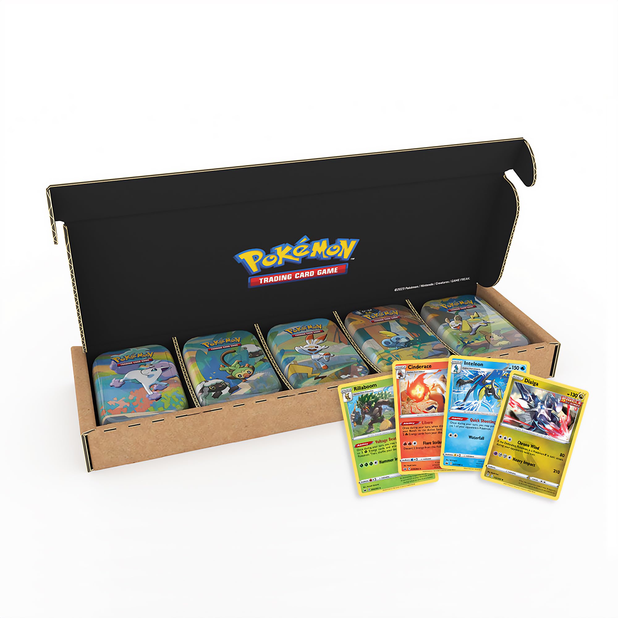 Pokémon TCG: Mini Tin Bundle - Galar Pals (4 Promo Cards & 5 Mini-Tins each  includes 2 Booster packs): Buy Online at Best Price in UAE
