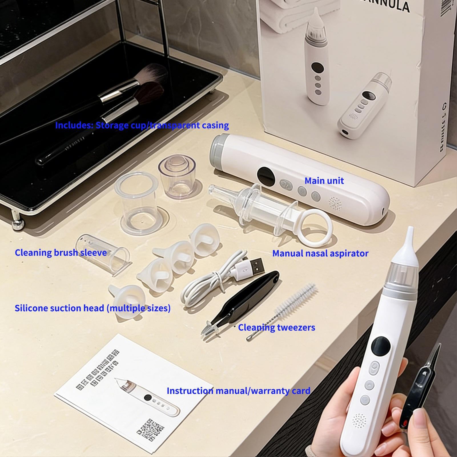 Aspirador Nasal y Silencioso con Música