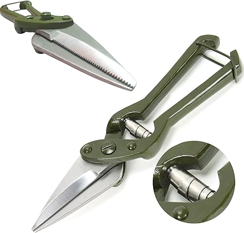 Recortadoras de pezuñas de cabra, cortaúñas para ovejas, alpaca, cordero, pezuñas multiusos, de acero inoxidable, con carga de resorte más fuerte