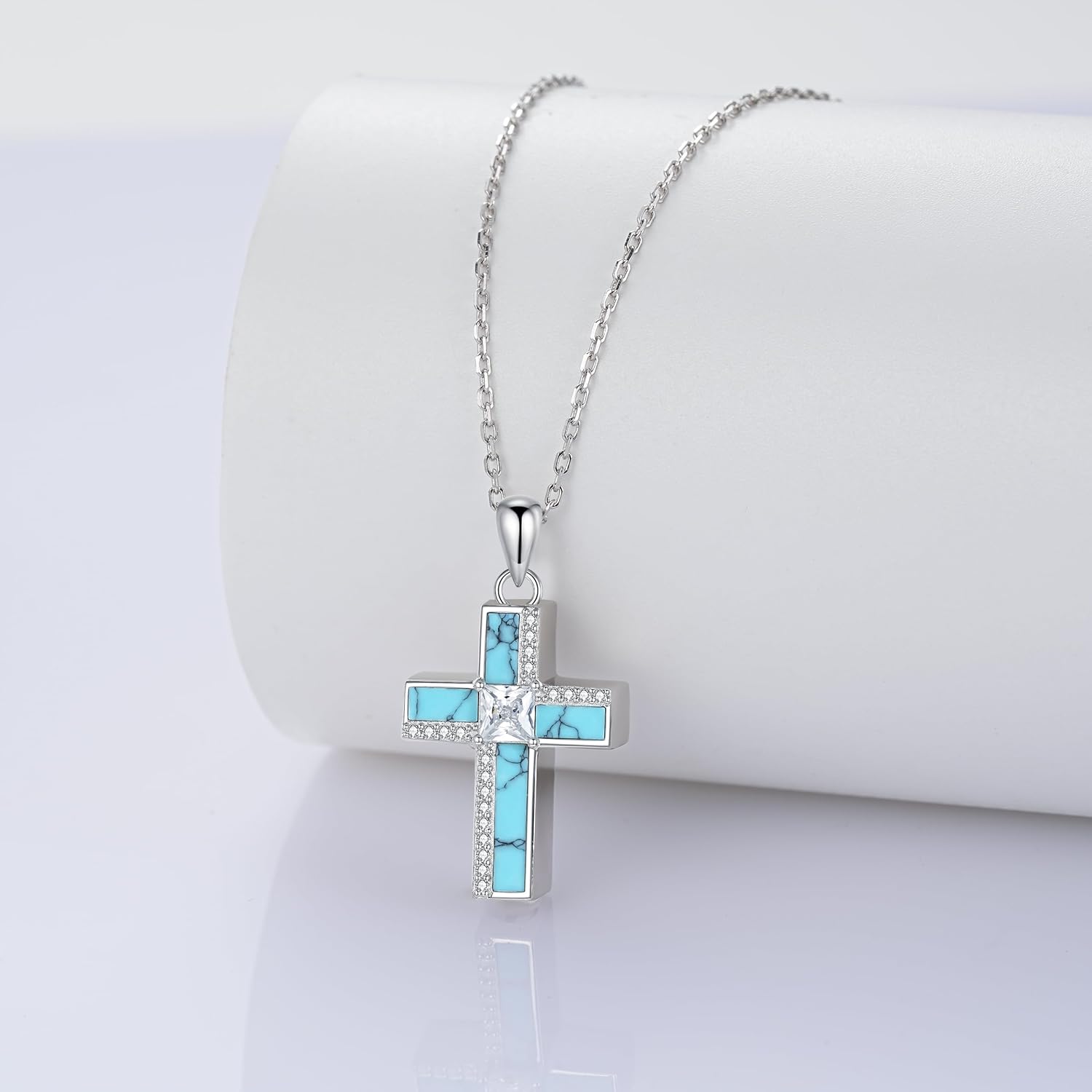 Sterling Silver Infinity Urn Necklace for Ashes for Women - 925 Wing Cremation Necklace Jewelry that Hold Ashes of Human or Pet - Memorial Keepsakes Heart Pendant Gift Jewelry - Image 2