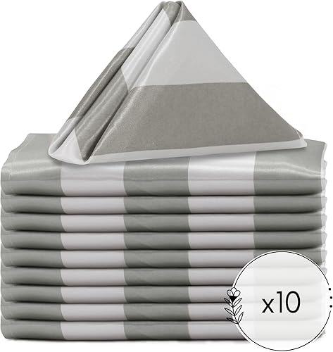 Miniatura 2 de YOUR CHAIR COVERS - Servilletas de tela lavables de satén de 20 pulgadas, servilletas de mesa reutilizables con dobladillo para restaurantes, cenas,