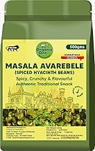 Avarekalu Mixture 500g Karnataka Special – Spicy & Crunchy Roasted Hyacinth Beans Snack | 100% Natural, Healthy, and Flavorful | Ideal for Tea Time & Snacks |