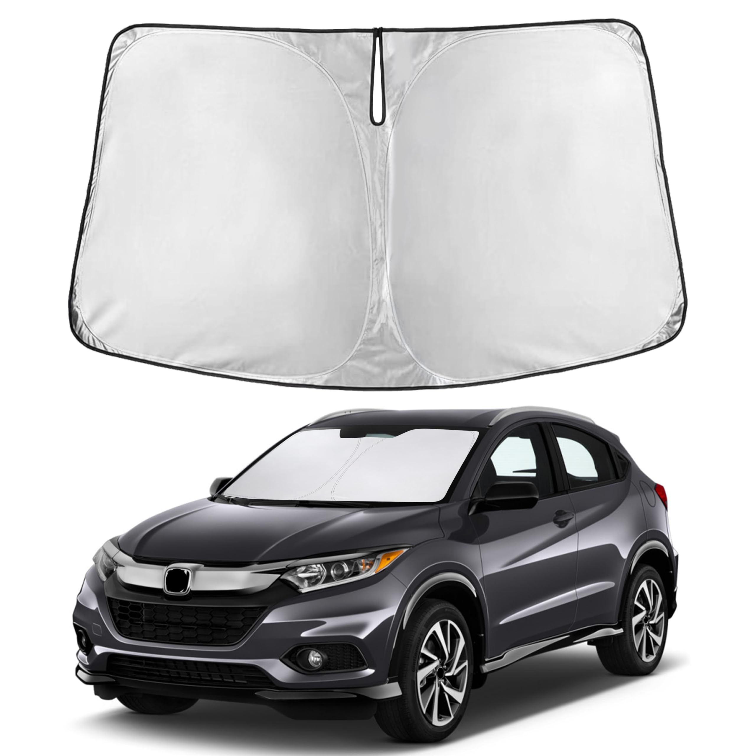 EcoNour Windshield Sunshade Compatible for Honda HRV 2016-2020 2021 2022