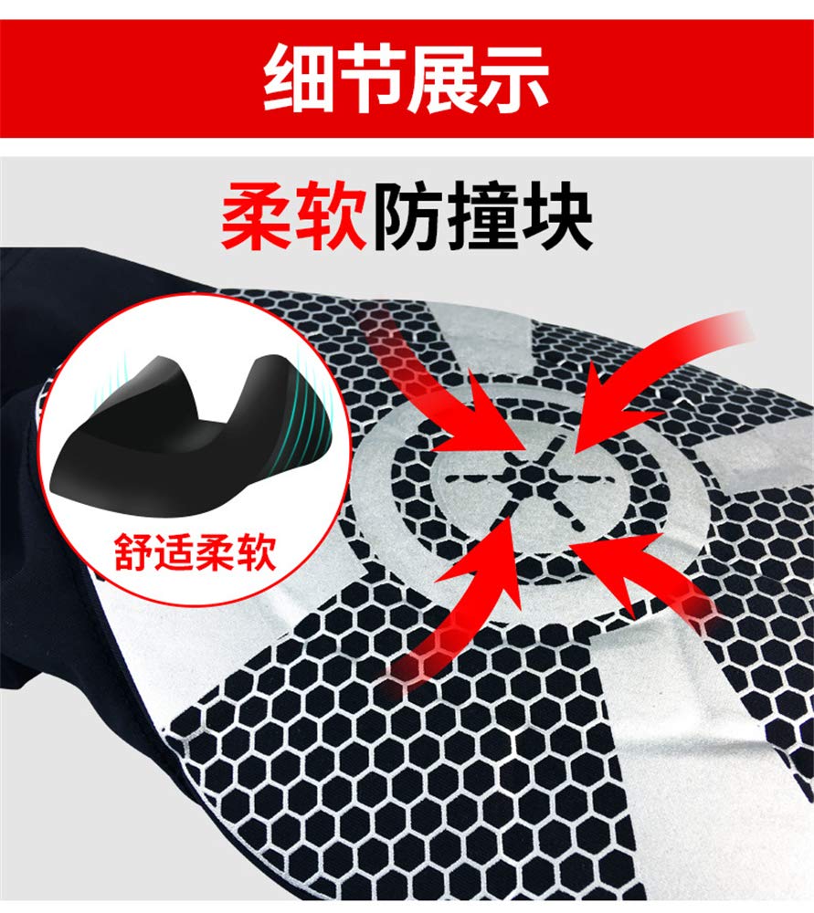 Manchon de compression complet pour genouillères BaronHong pour le sport, le basket-ball et le football (noir, L)