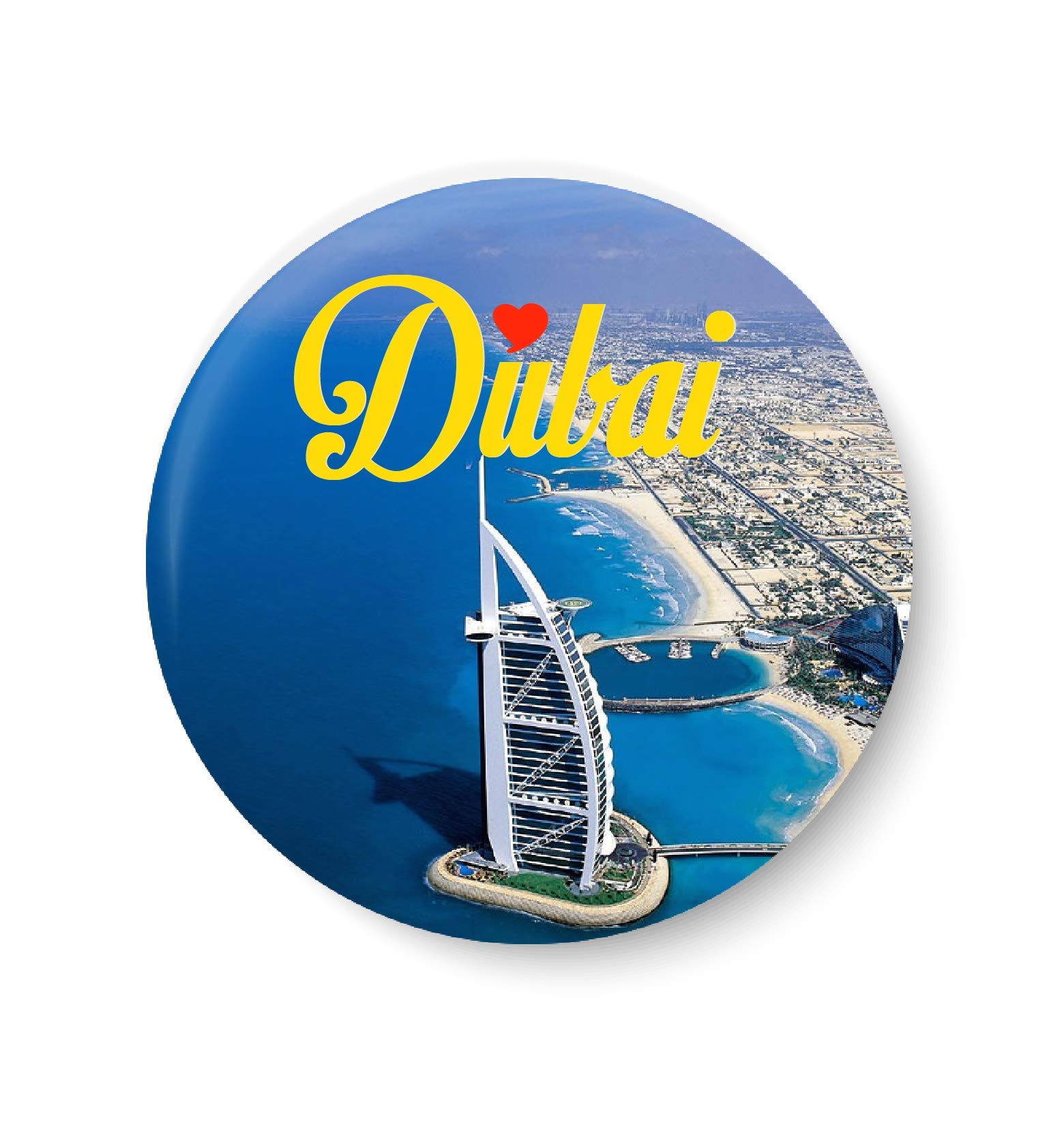 PEACOCKRIDE Metal Fridge Magnet (Multicolour)