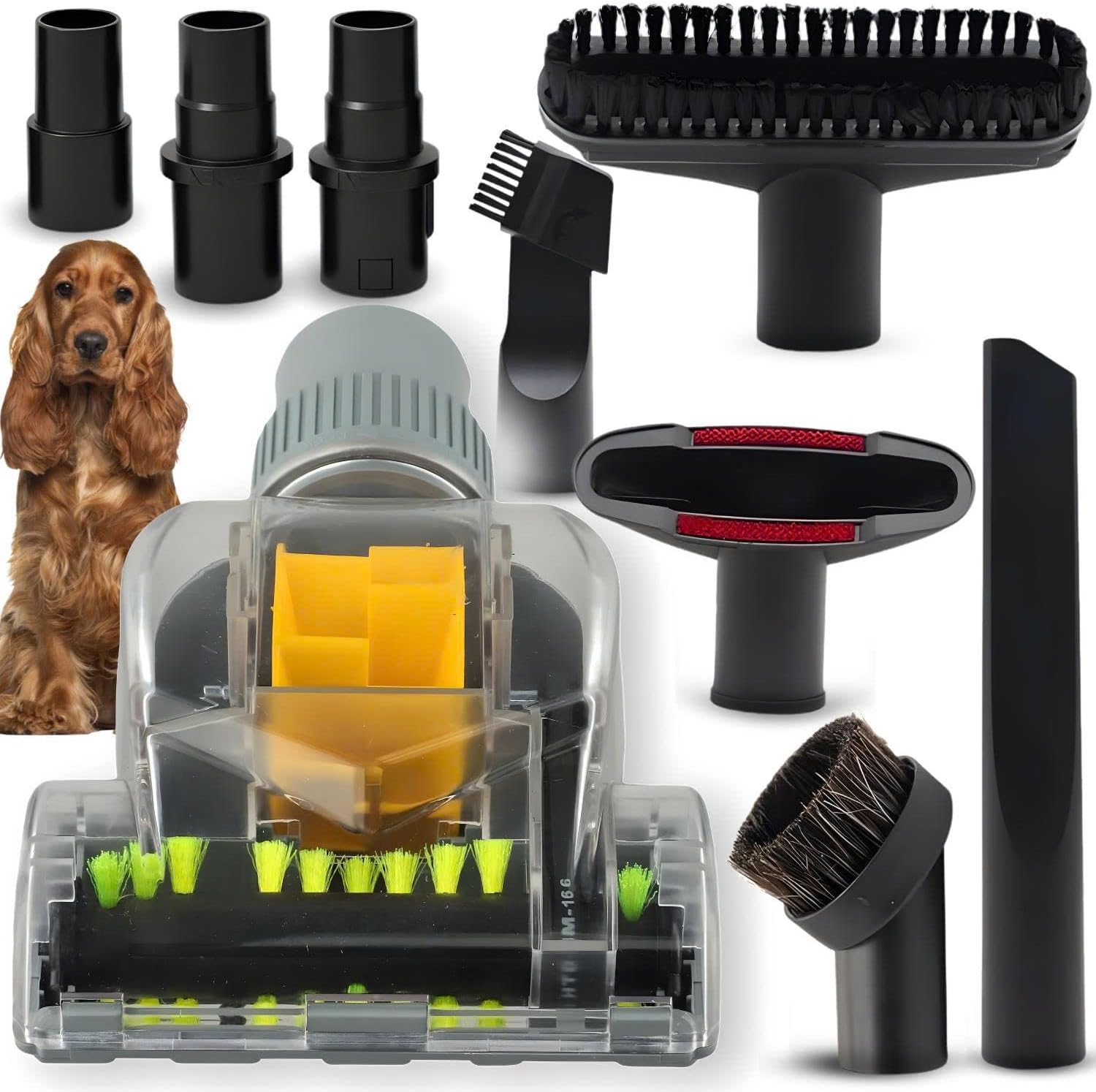 VACEXT Vacuum Attachment Kit Review: Air-Driven Pet Turbo Brush for Upholstery