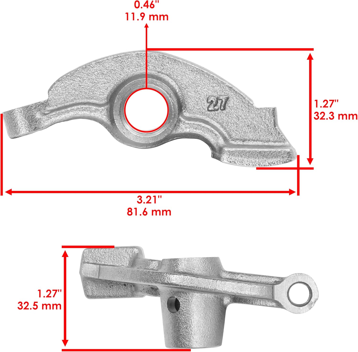 Caltric Camshaft and Valve Rocker Arm Bearing Compatible with Yamaha Wolverine 350 YFM350FX 4X4 1995-2000 / Kodiak 400 YFM400 4X4 2X4 1993-1999