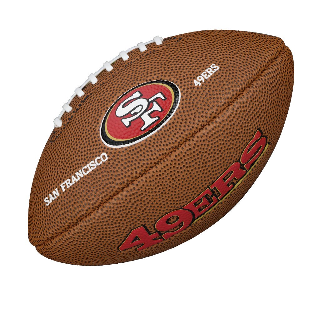Wilson NFL Team Logo Mini American Football, Braun, Größe Mini