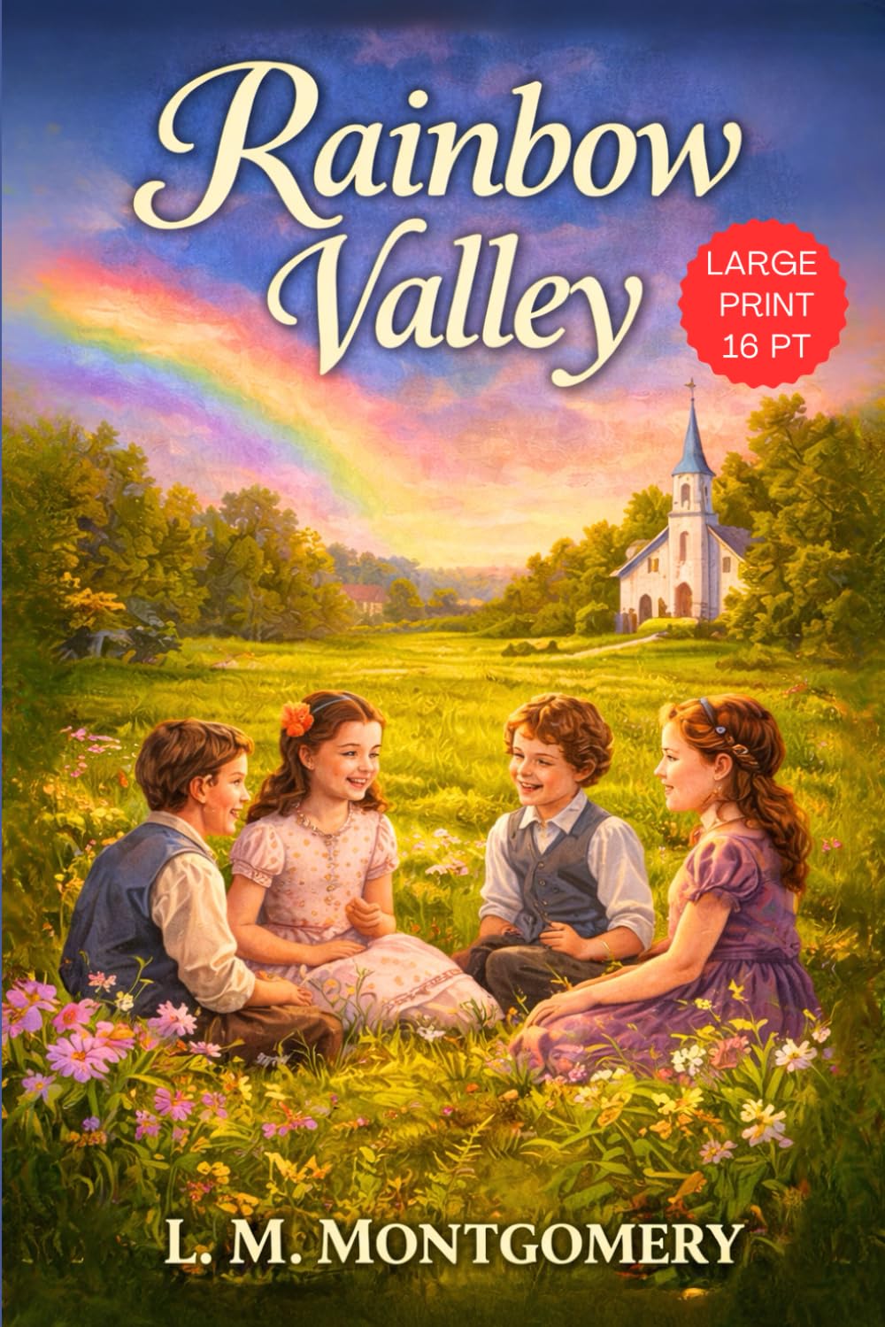 Rainbow Valley LARGE PRINT: A Timeless Family Classic of Growing Up, Friendship, and Family – An L M Montgomery Canadian Short Story