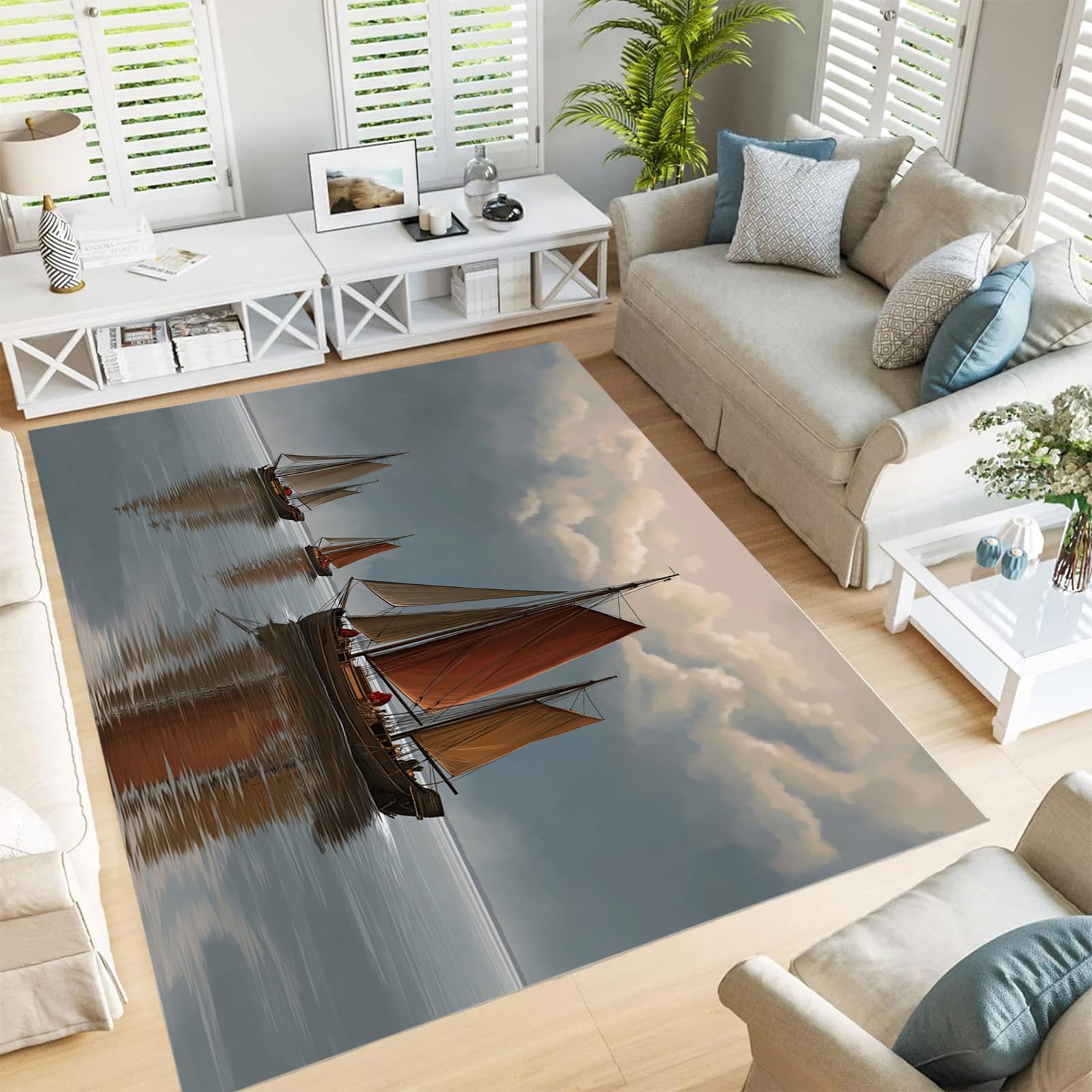 Tapis voilier hollandais lavable pour éviter les glissades en cuisine