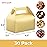 UnicoPak 30 Pack Gold Gable Treat Boxes, Party Favor Boxes, Gift Boxes for Kids, for Snacks, Candy, Toys, Birthday Party, Wedding, Halloween, Christmas - 6.5x3.5x3.5 Inches
