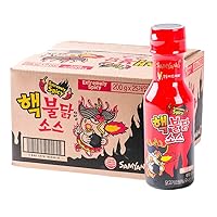 Vista 2 de Samyang Haek (Neculer)-Buldak (pollo asado) salsa líquida picante picante