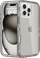 Vista 15 de Funda para iPhone 11 Pro Max, resistente a los golpes, protección contra caídas, funda protectora transparente de doble capa compatible con iPhone