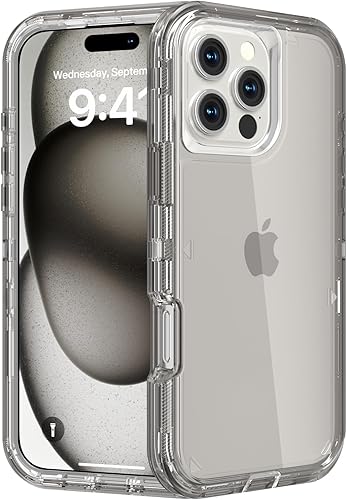 Miniatura 15 de Funda para iPhone 11 Pro Max, resistente a los golpes, protección contra caídas, funda protectora transparente de doble capa compatible con iPhone