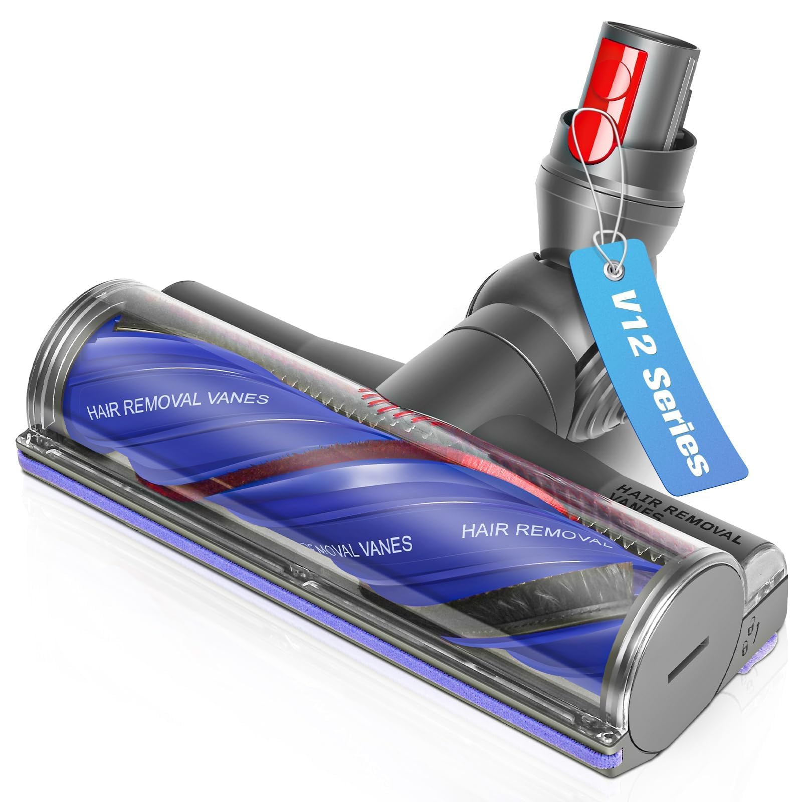 Dysza podłogowa Szczotka do Dyson V12 Detect Slim / V12 Origin Szczotka podłogowa Akcesoria Szczotka elektryczna Motorhead Direct Drive Elektryczna szczotka turbinowa Części zamienne Głowica