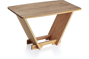 Bamboo LP Record Storage Rack: Keep Your Vinyl Collection Perfectly Organized