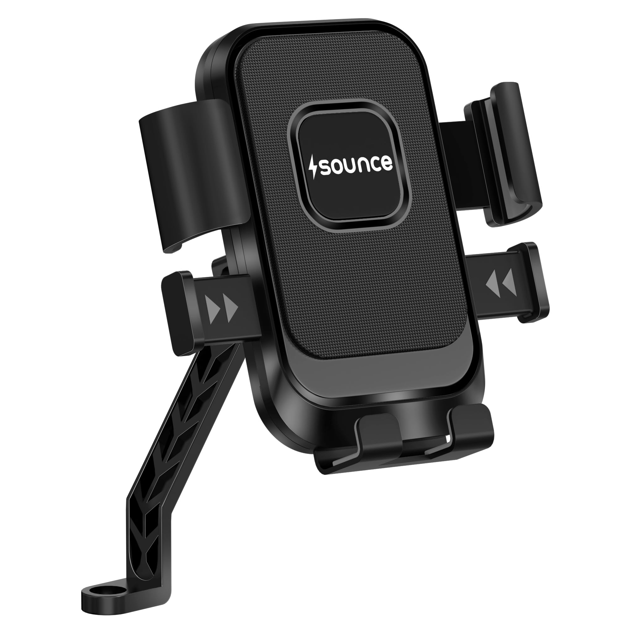 Sounce RideLock Mirror Mount Mobile Holder for Bike, Scooty & Cycle, One-Click Lock Phone Holder with 360° Rotation, Secure Grip Phone Mount for GPS Navigation & Maps - Black-image-27