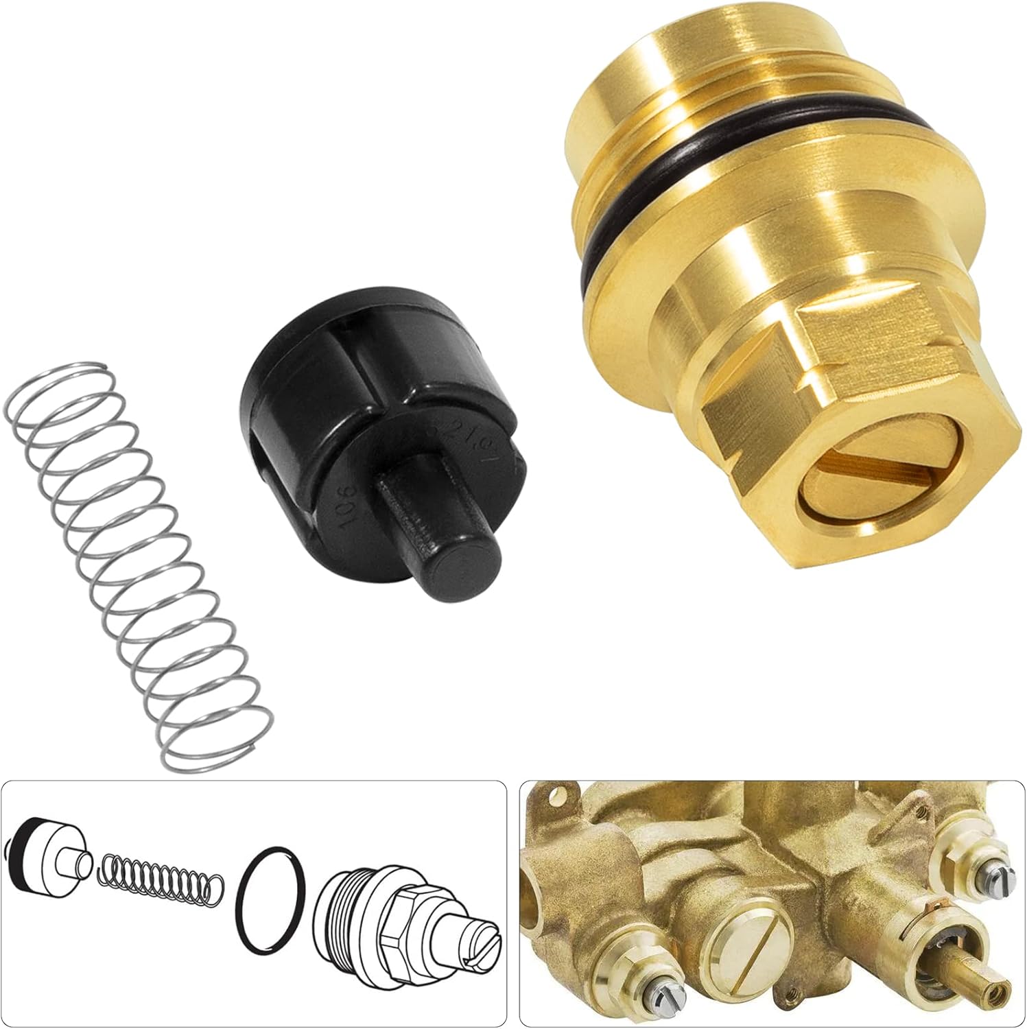 12318 StopCheck Valve Kit Perfect for Moen Legend Monticello Icon One
