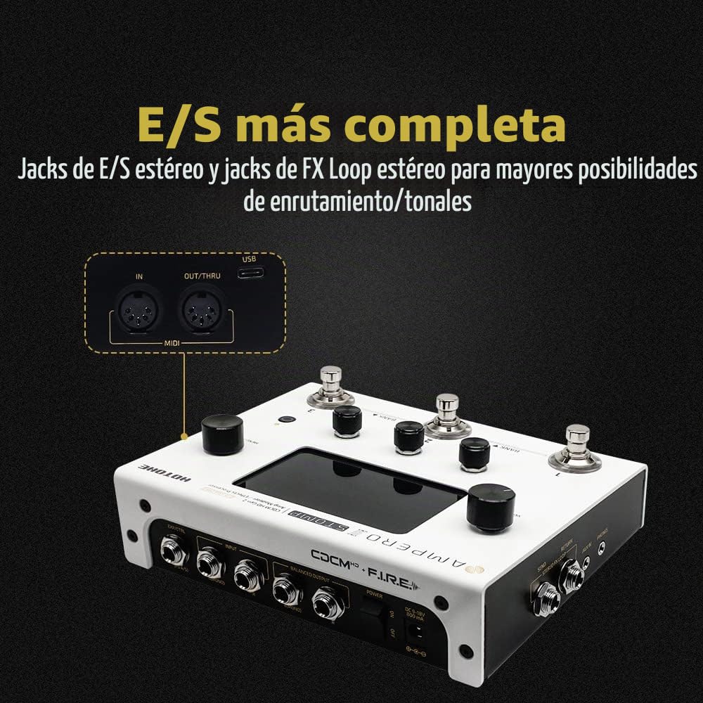 Amazon.com: HOTONE Guitarra Multi Efectos Procesador Multi Efectos