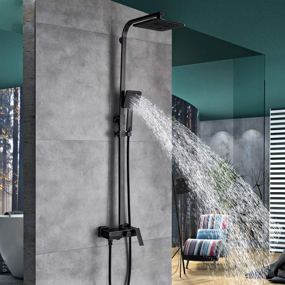 Robinet de douche cascade rotation bec de bain avec inverseur mécanique 3 voies