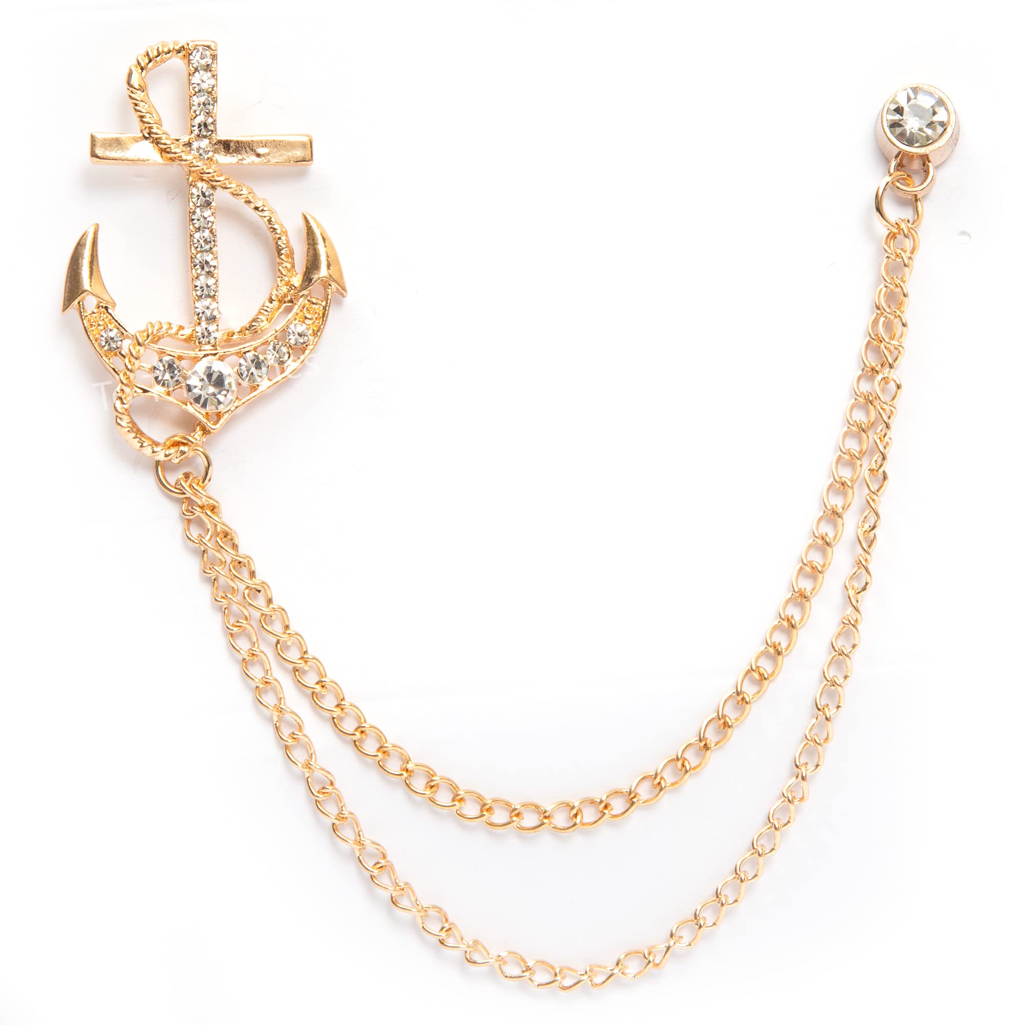 to the nines Golden Anchor Brooch-picture-41
