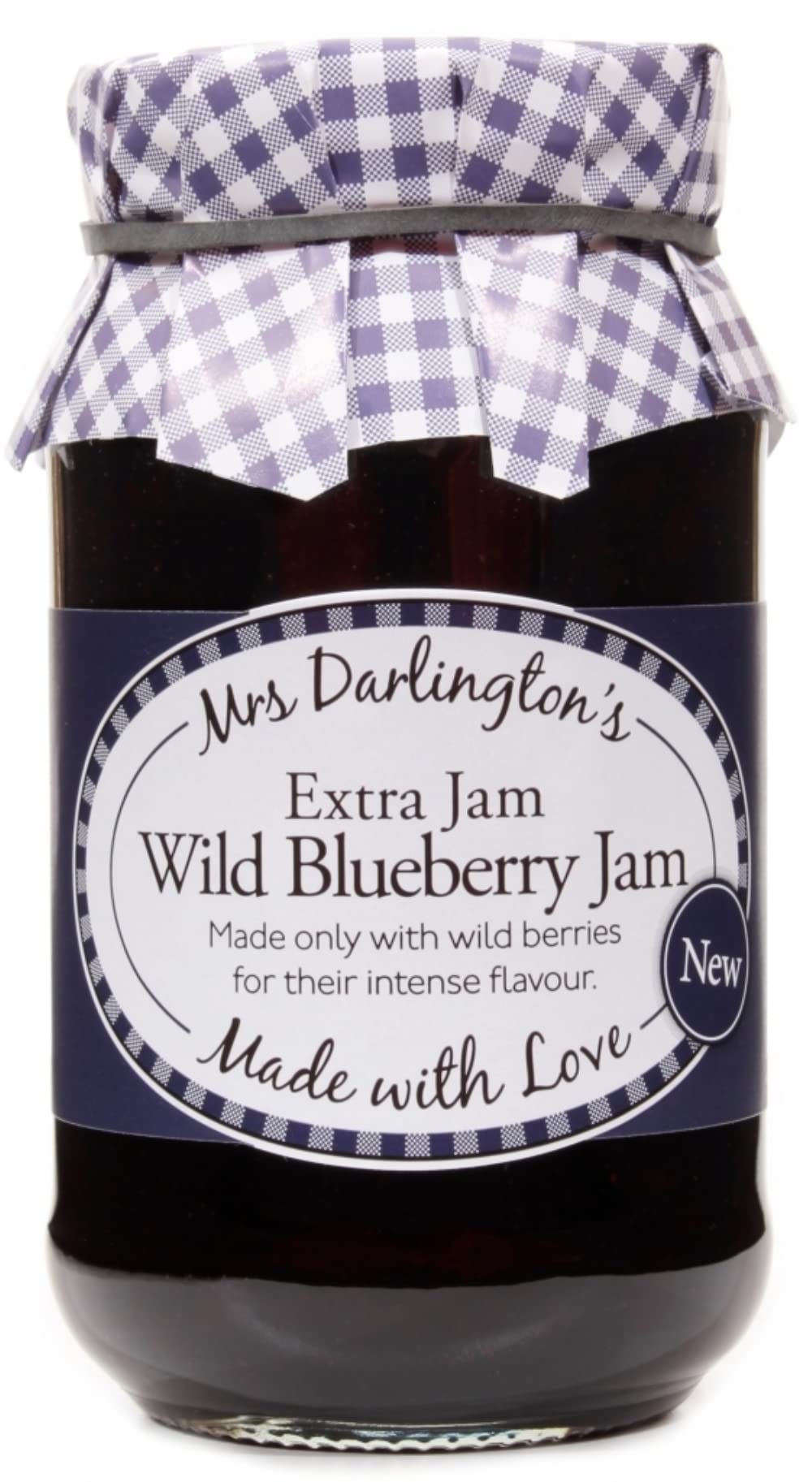 Mrs Darlington's Wild Blueberry Marmelade, 340 g, 6 Stück