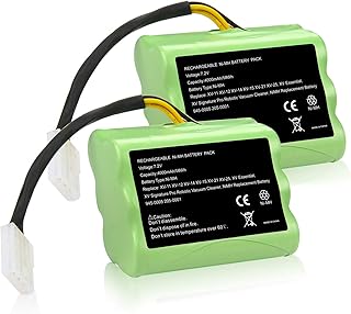 Fancy Buying [2 Pack] Upgraded 7.2V 4000mAh NI-MH Battery for Neato XV-11 XV-12 XV-14 XV-15 XV-21 XV-25, XV Essential, XV Signature Pro Robotic Vacuum Cleaners Neato Battery 945-0005 205-0001