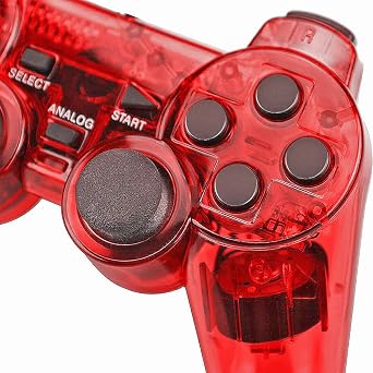 Wired Controller for PS2, 2 Pack Gamepad Remote Double Shock with 1.8M Cable