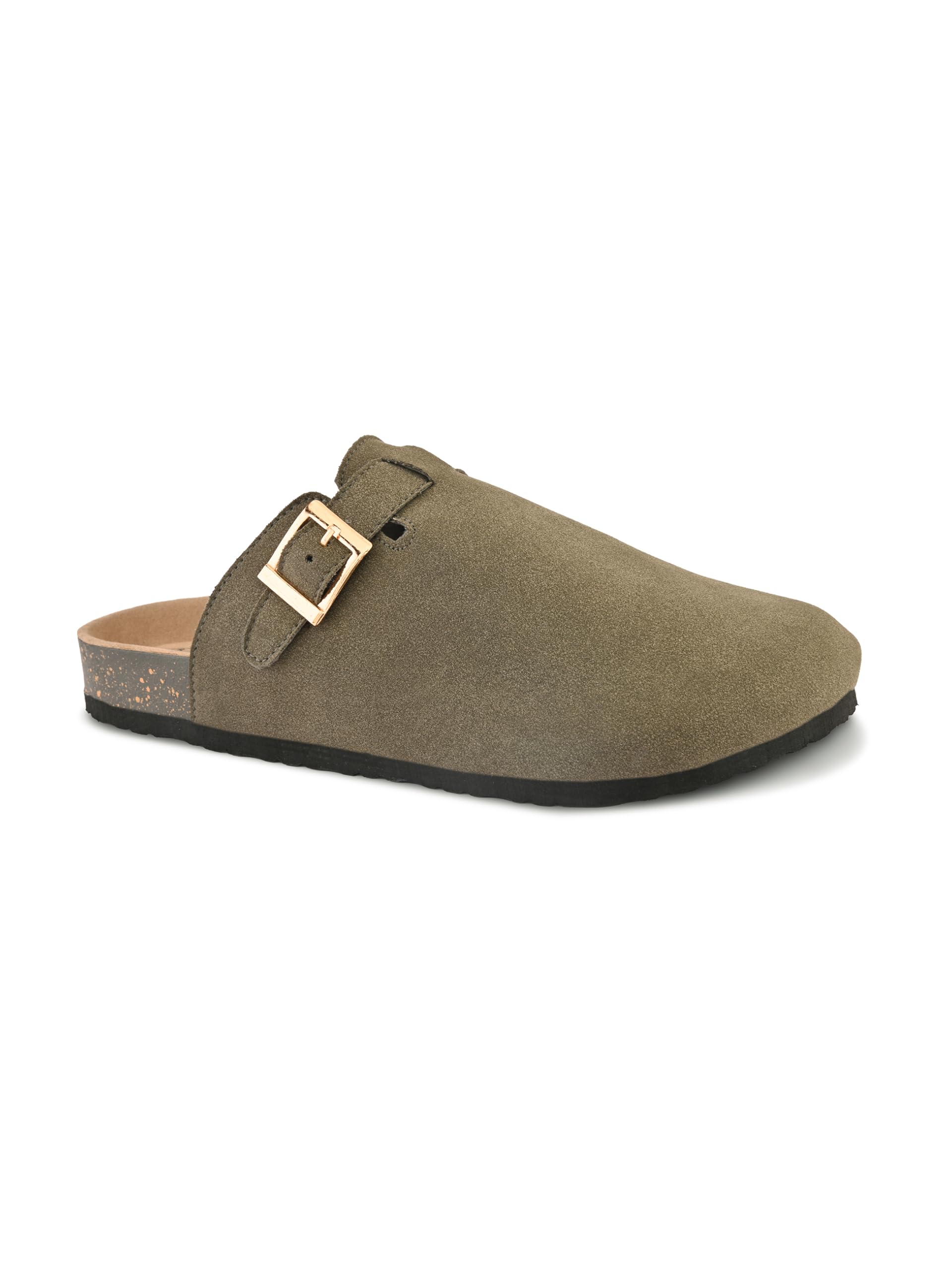 Big Fox PU Cork Lightweight Sandals for Men (Olive) - Image 1
