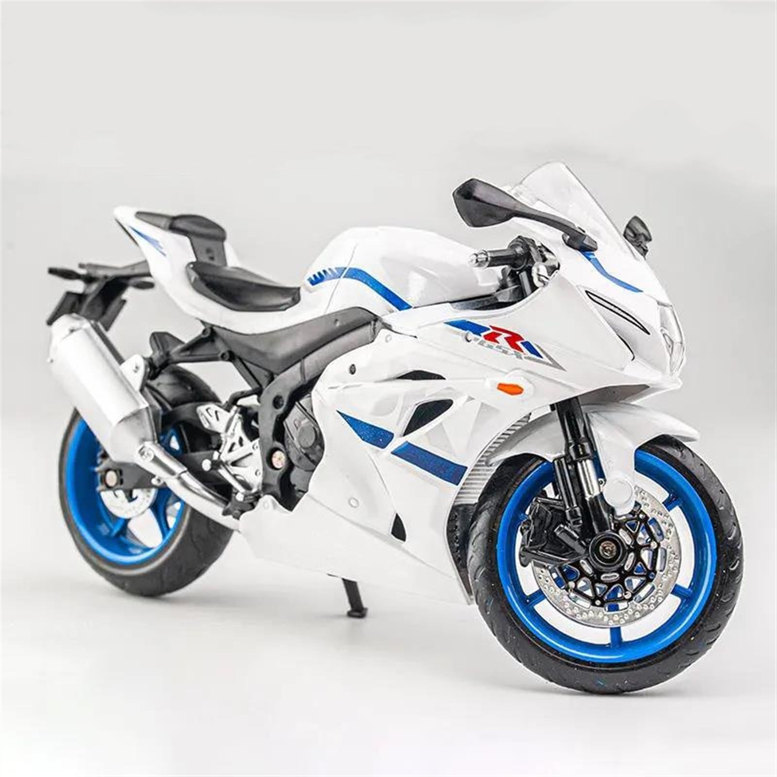 SEYXF Motorbike Toy Motorcycle Metal Model Collection Simulation Diecasts Gifts 1:12 for Suzuki GSXR1000(White no Box)