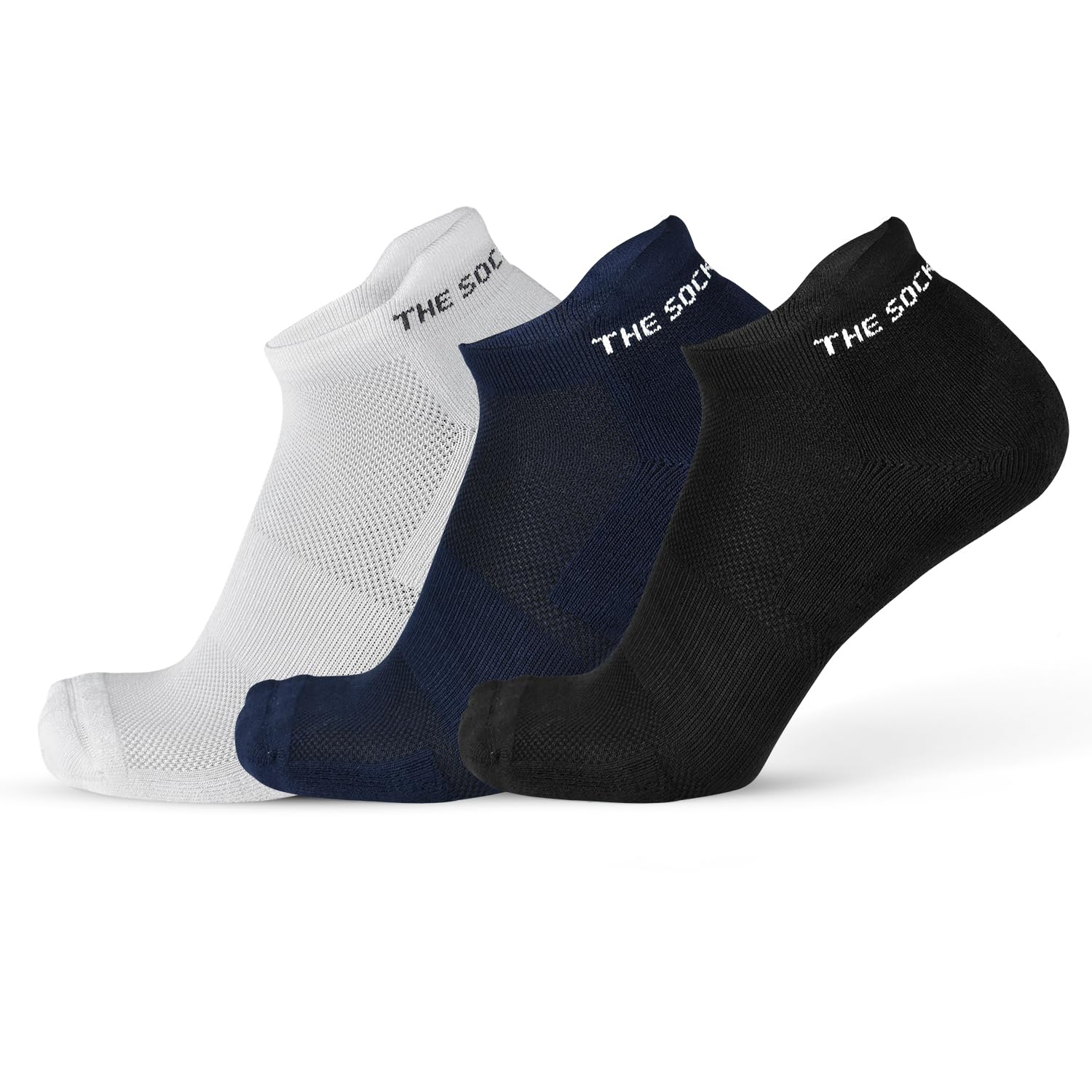 Bamboo Socks for Men | Ankle Length Low Cut Premium Material | Odour-Free, Breathable & Durable | Padded Base & Anti-bacterial | 3X Softer than Cotton Socks | Pack of 3