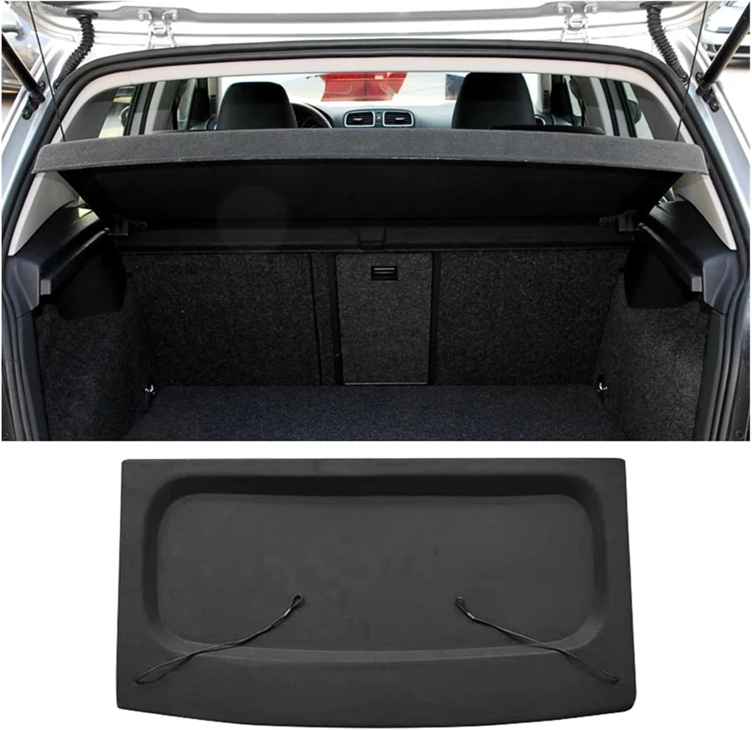 Compatible with VW Golf 4 Not-Retractable Trunk Cargo Cover Parcel Rack Compatible with VW Golf 4 Auto Interior Accessories