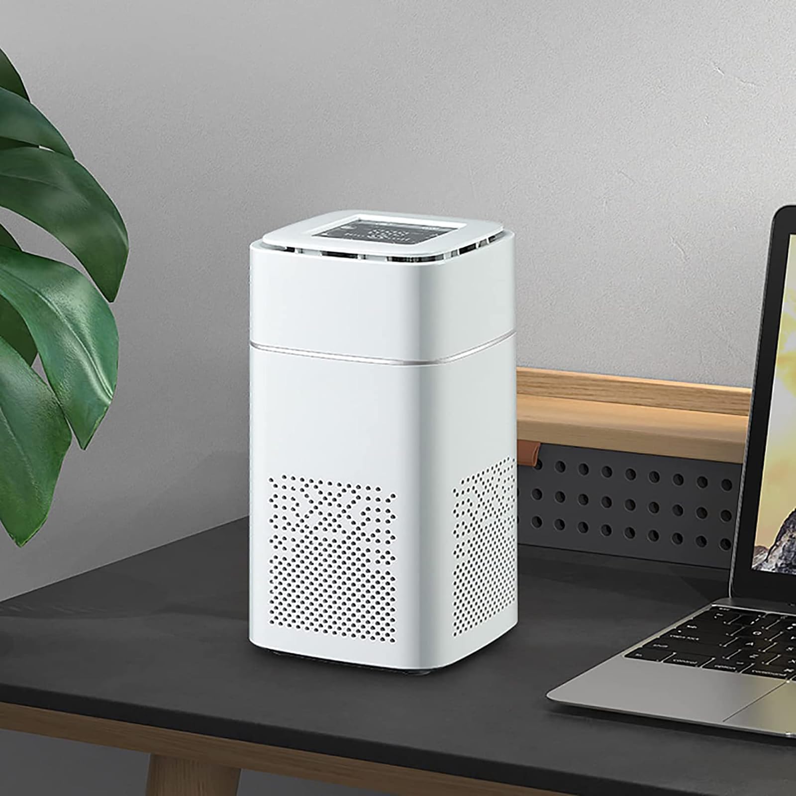 Purificatore d'Aria per Camera da Letto di Casa, Pulitore Filtro HEPA, Purificatore d'Aria per Fumi, Modalità Sonno Silenzioso, Sensore Intelligente della Qualità dell'Aria, Display LED, Rimuove