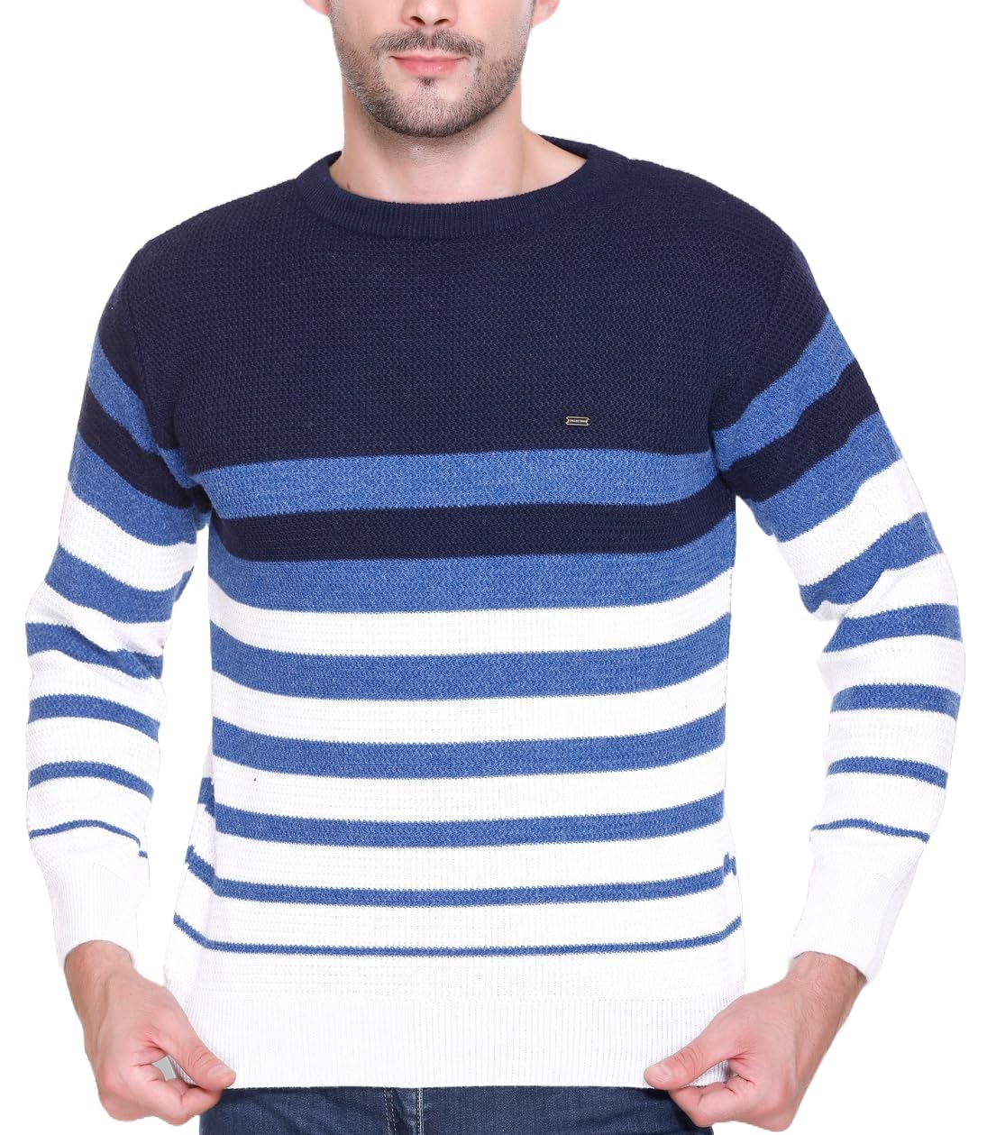 ekools Men's Winterwear Sweater || Woolen Self Cardigans Sweaters-picture-22