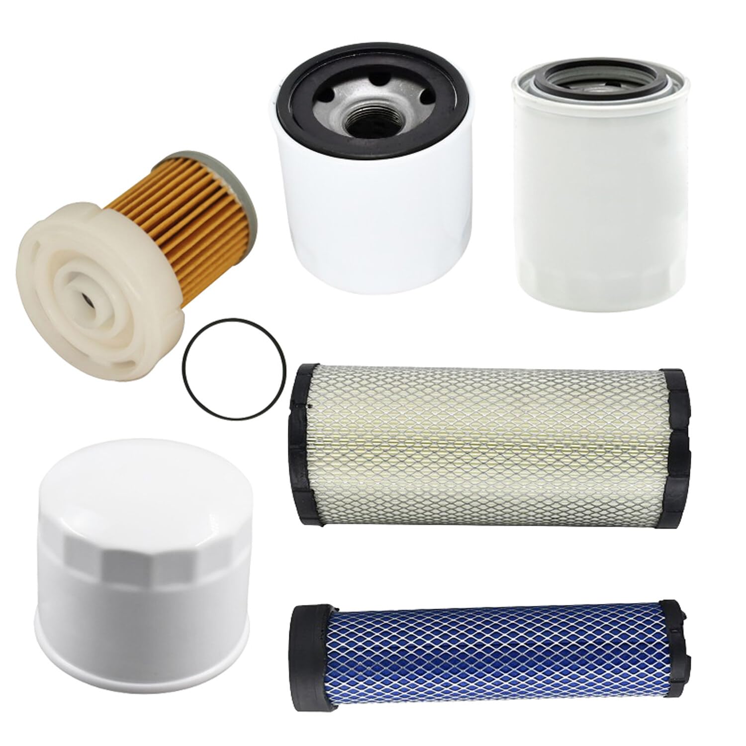 Kit de filtro de mantenimiento TA040-93230 TA040-93220 compatible con Kubota Tractor L2800 L3200 L3400 L3700SU L3800