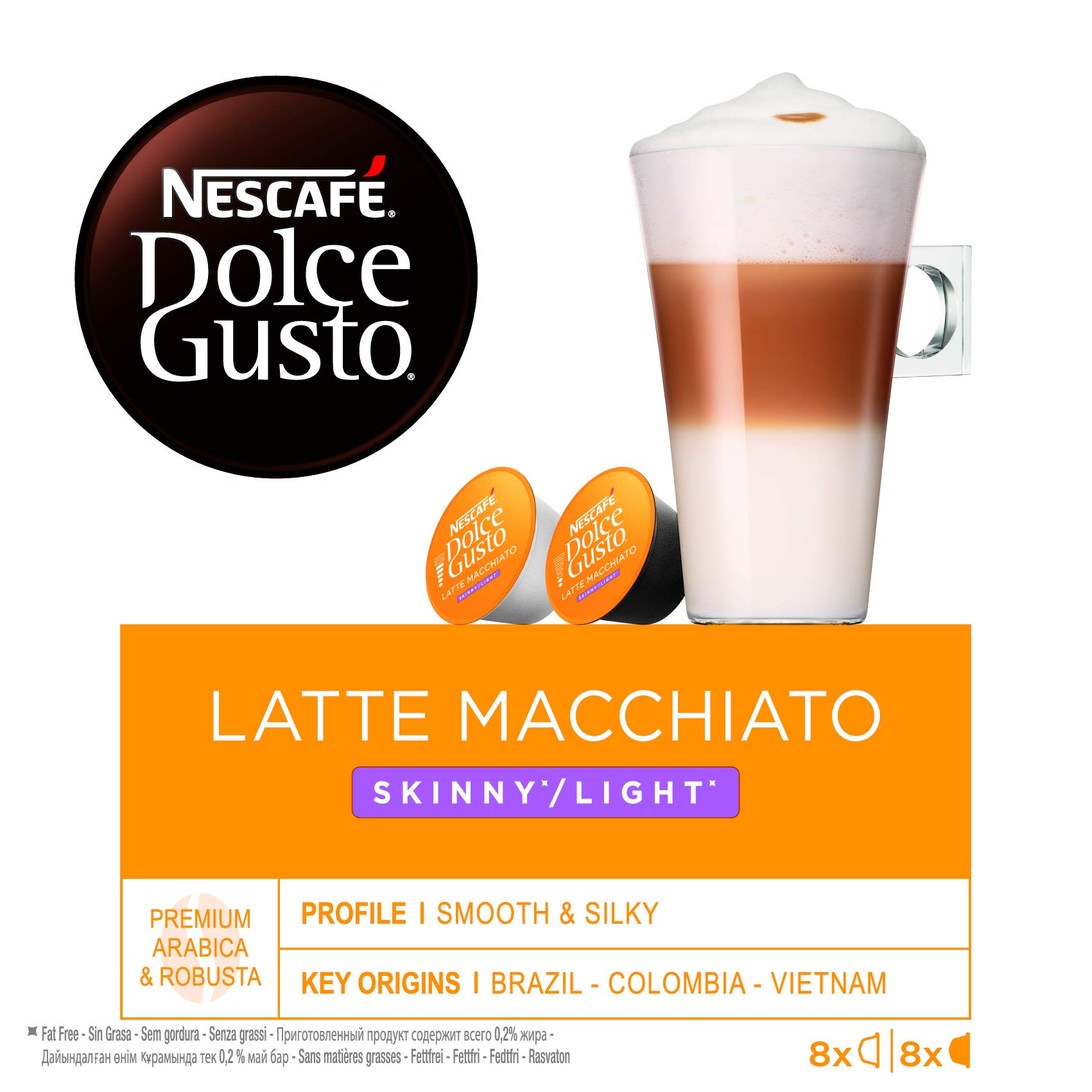 Nescafe Dolce Gusto Latte Light Coffee 