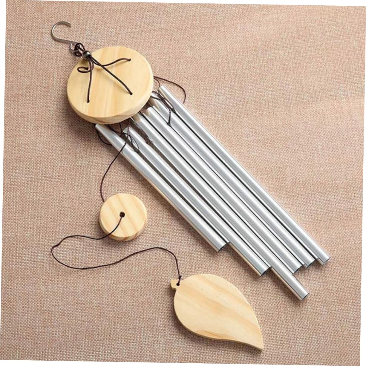YARNOW 48pièces Tubes pour Bricolage De Carillons à Vent Matériaux pour Décoration Extérieure