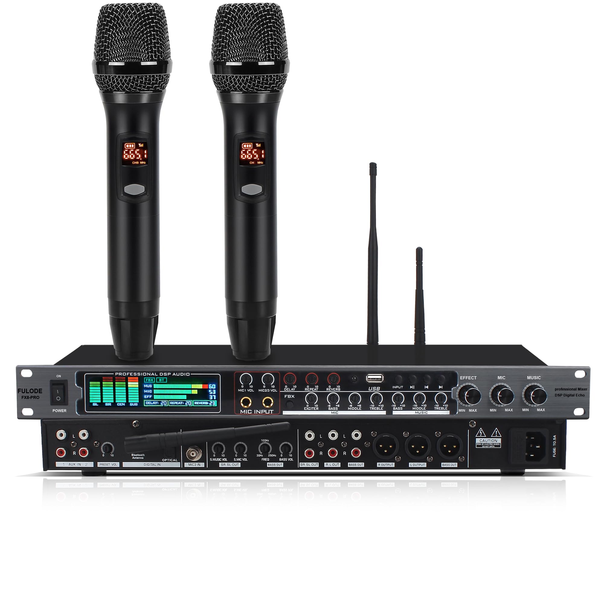 Buy FULODE FX8PRO Professional KTV Wireless Microphone, Digital Pre