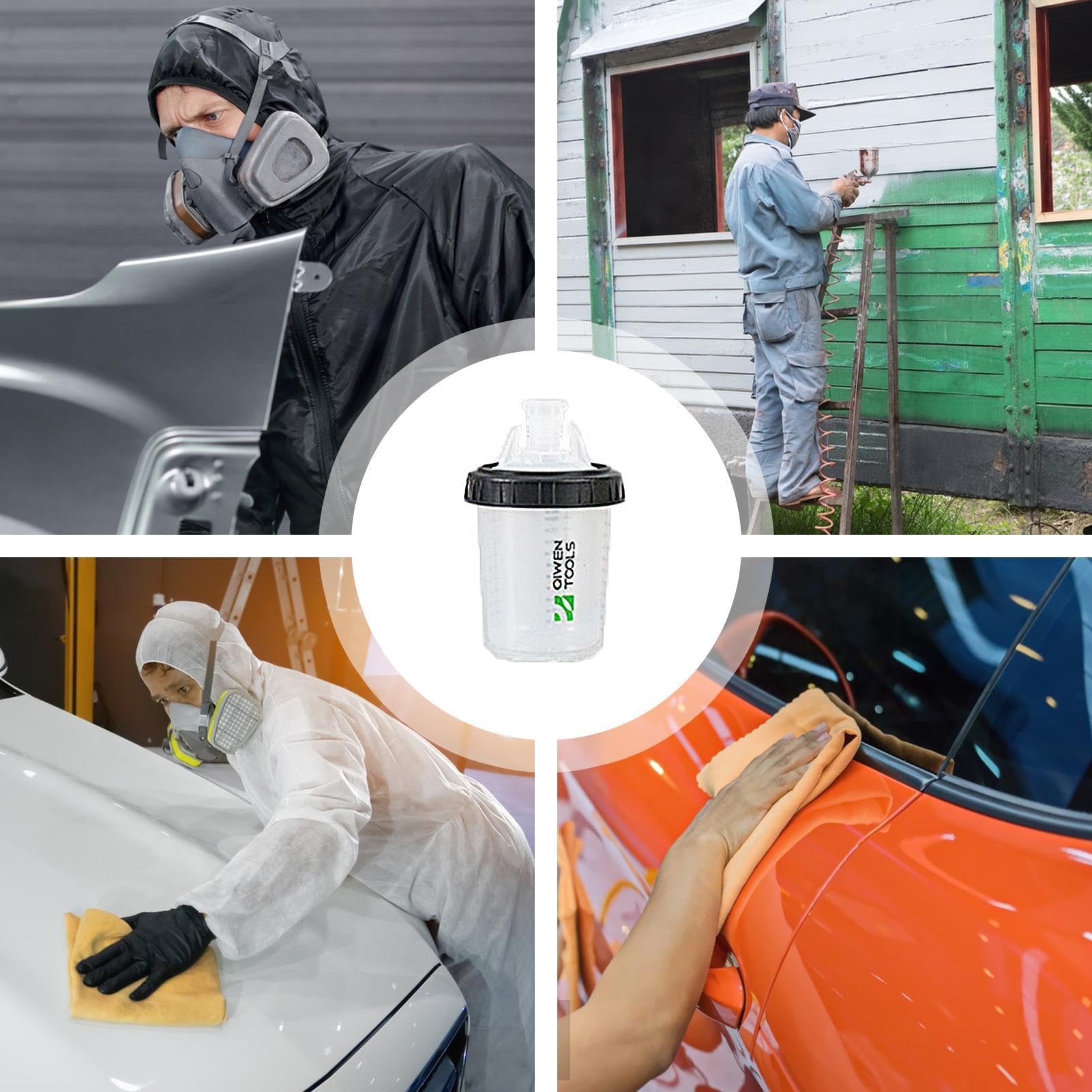 Tasse De Rinçage Pour Nettoyant Pour Pinceaux À Peinture, Capacité De 600