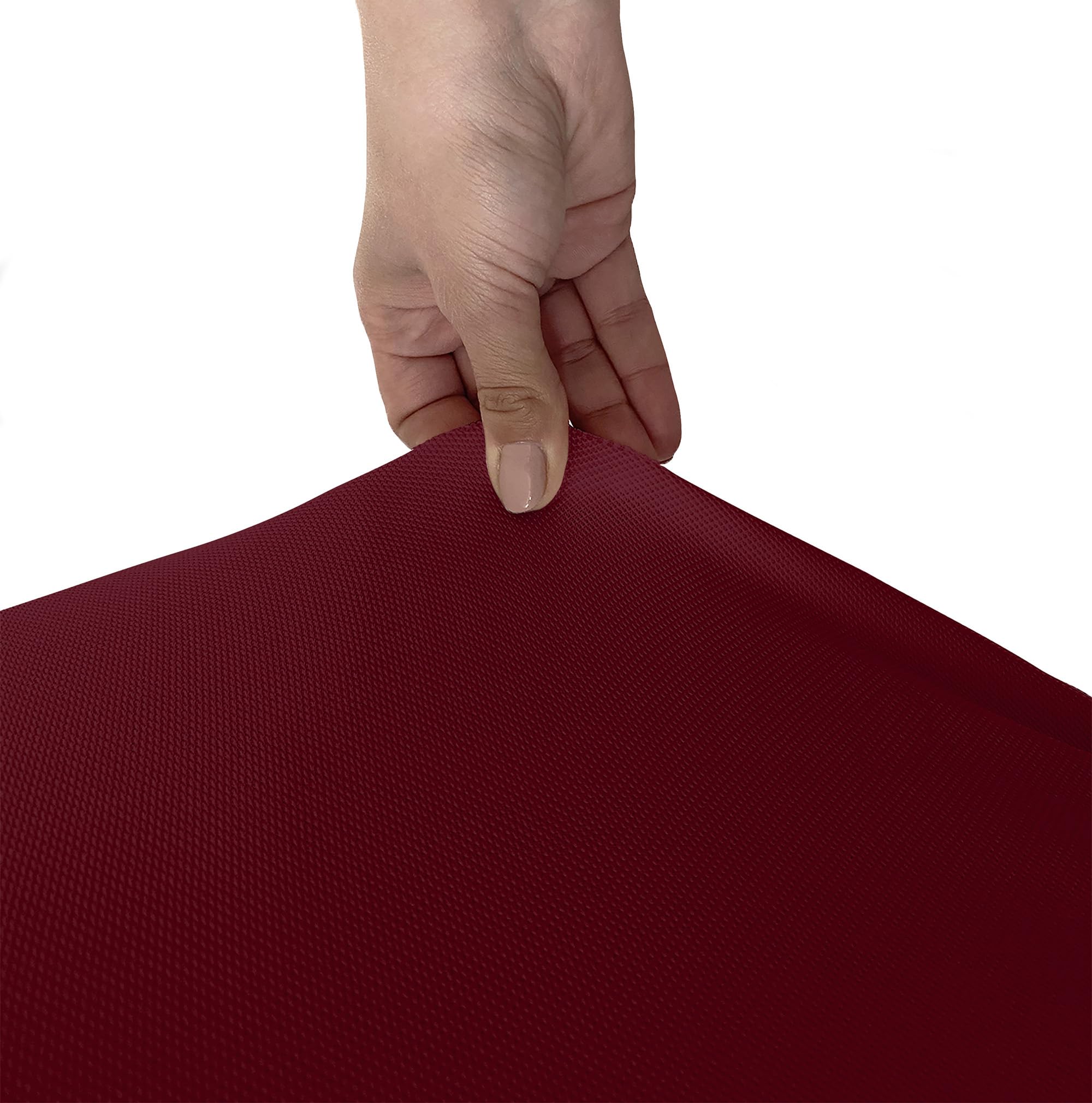 Italian Bed Linen Two-way Sofa Cover More Beautiful Burgundy 3 Seater, Bordeaux, 3 seats - Image 3