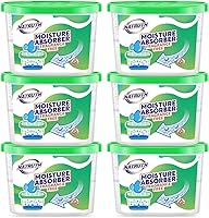 Vista 1 de NATRUTH Cajas absorbentes de humedad, sin perfume, 17.6 onzas líquidas (6 paquetes)* 10.5 onzas líquidas deshumidificador de armario, cubo