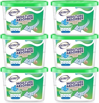 NATRUTH 活性炭除湿桶 家用衣橱浴室厨房吸湿除味剂6个装