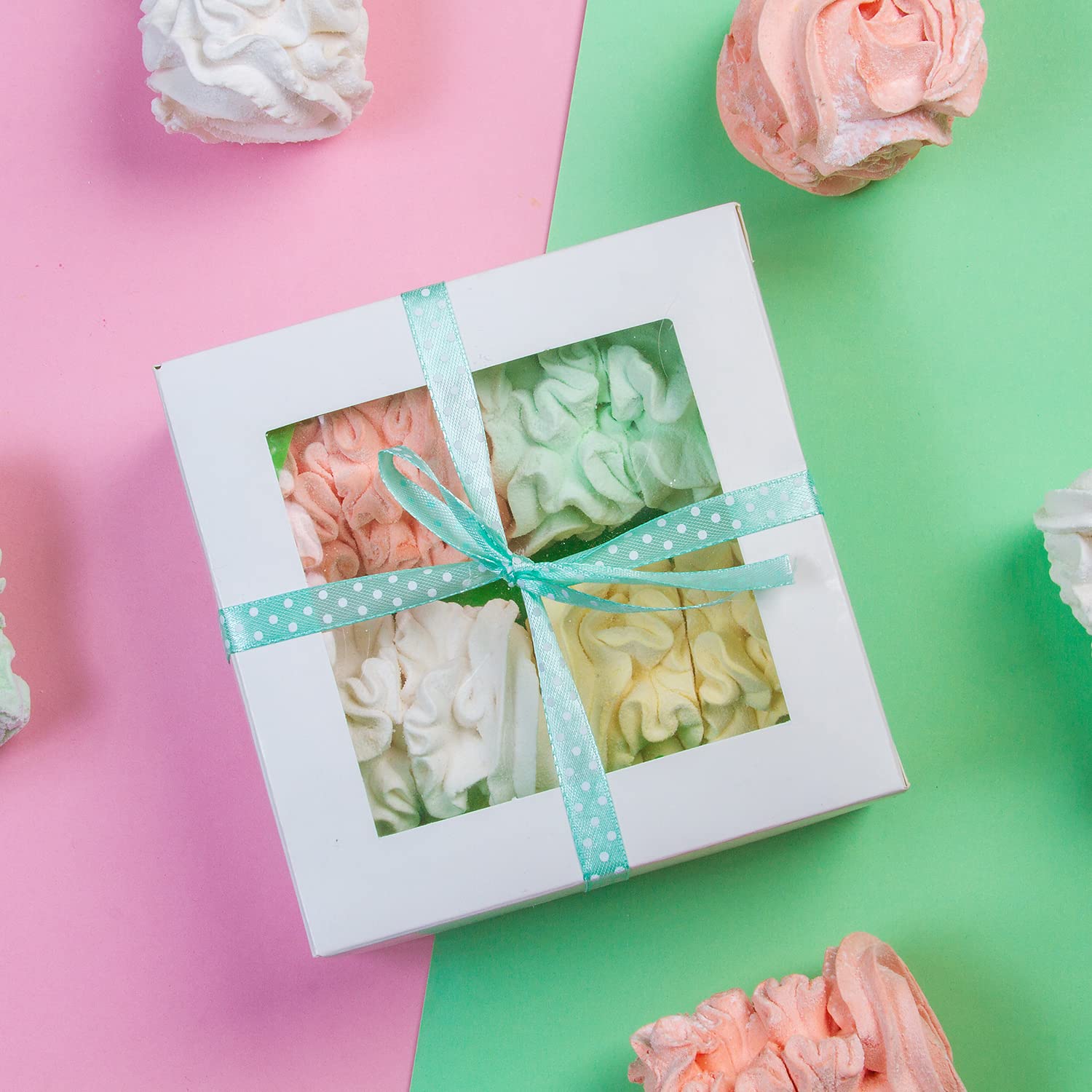 Cake Boxes 10 Inch With Cake Boards, 10 Pack Bundt Cake Boxes, Pie