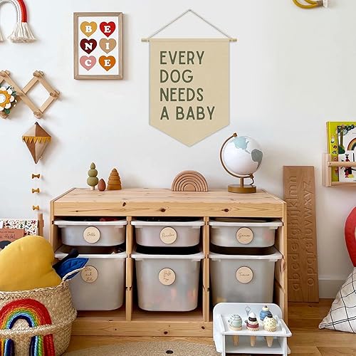 Miniatura 159 de Decoración de pared azul marino para habitación de niños, decoración de pared para dormitorio de niños, decoración de habitación de niños, Azul