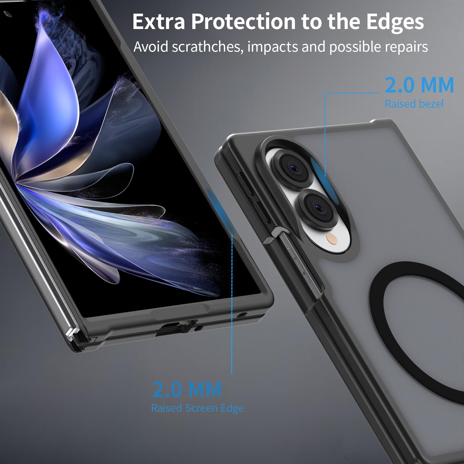 Custodia magnetica per Samsung Galaxy Z Fold 8, adatta per MagSafe