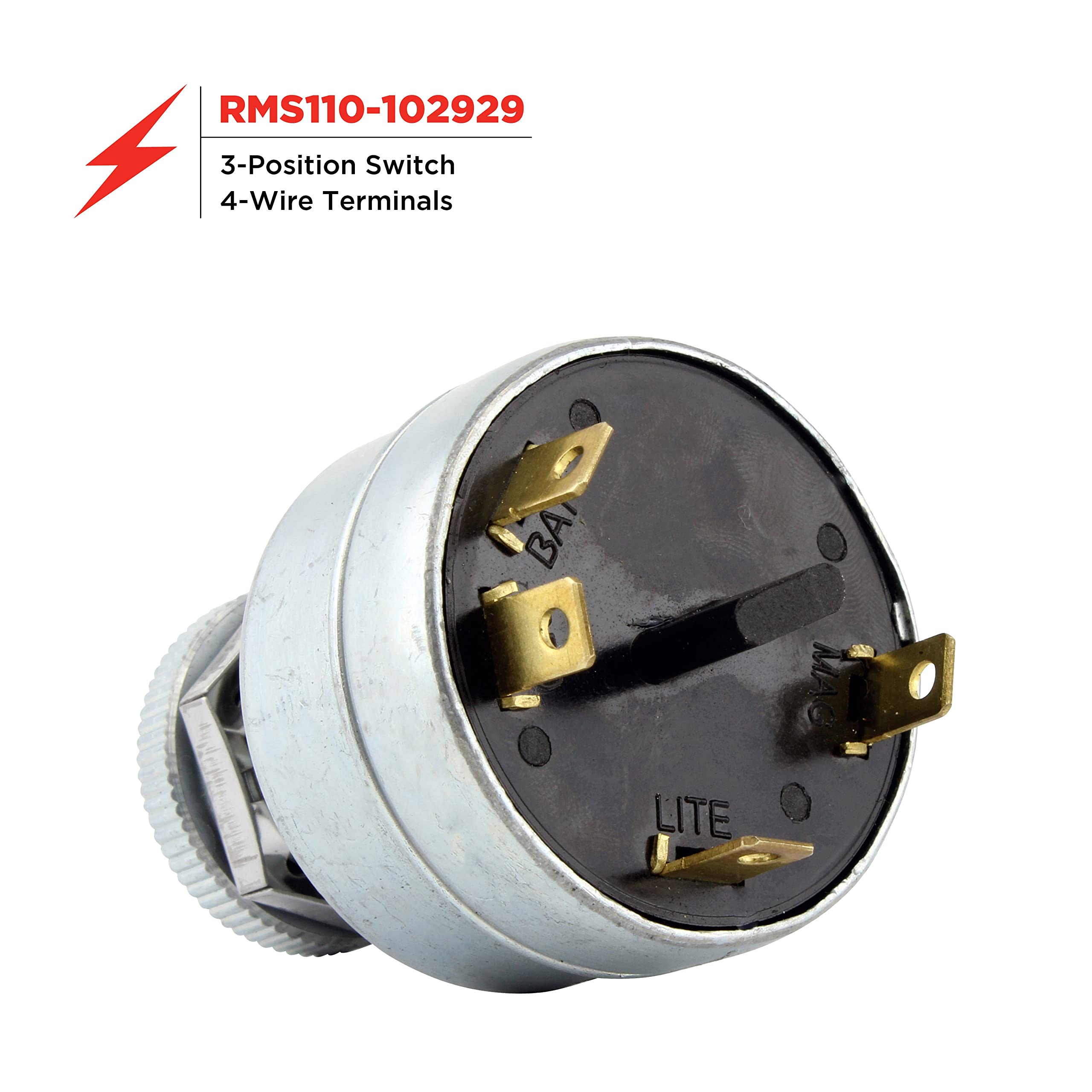 わー Amazon.com: RMSTATOR 3-Position 4 Terminal Ignition Key