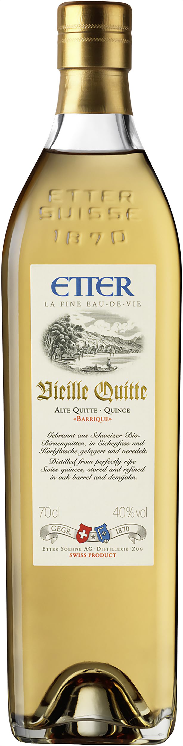 Etter Vieille Quitte Alte Quitte Barrique Edel-Quittenbrand Schweiz (1 x 0.7 l)