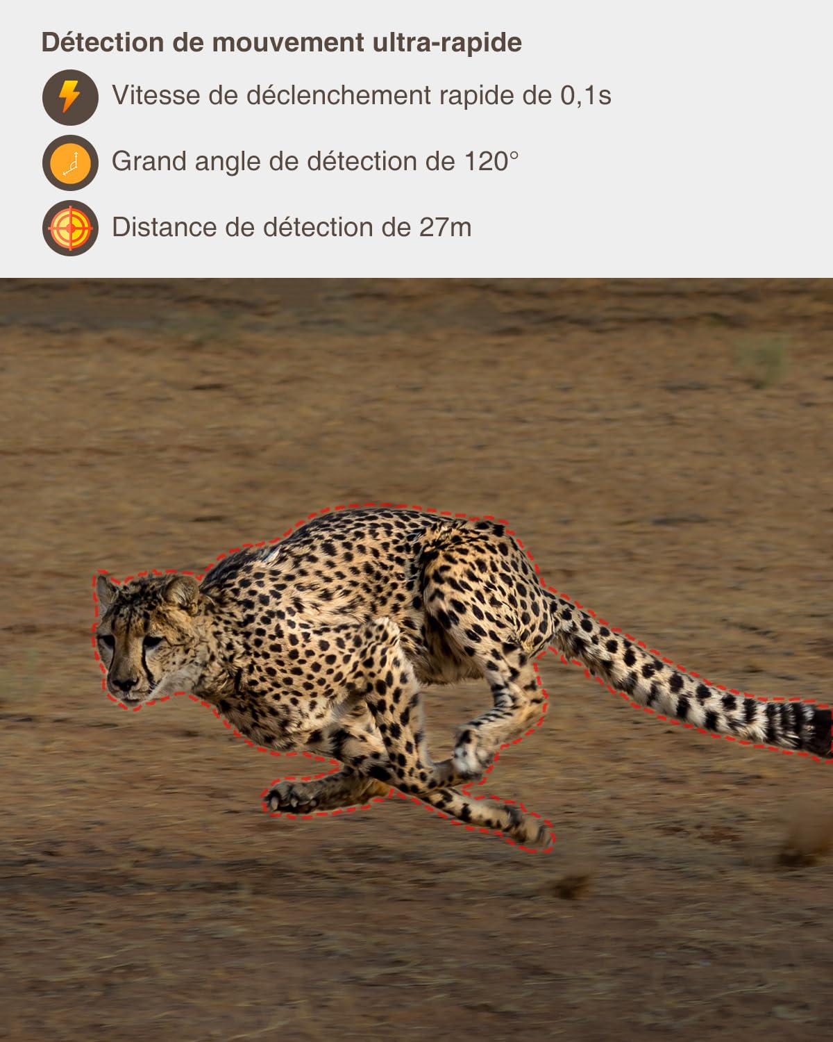 GardePro A5 Camera de Chasse Nocturne, 64MP 1296P H.264 Vidéo, Infrarouge Vision Nocturne Animaux Piege Photographique, No Glow Caméra de Chasse Suiveuse Exterieur Étanche, IP66